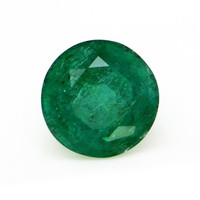  Emerald Ring 1.45 Ct. 18K Yellow Gold Combination Stone