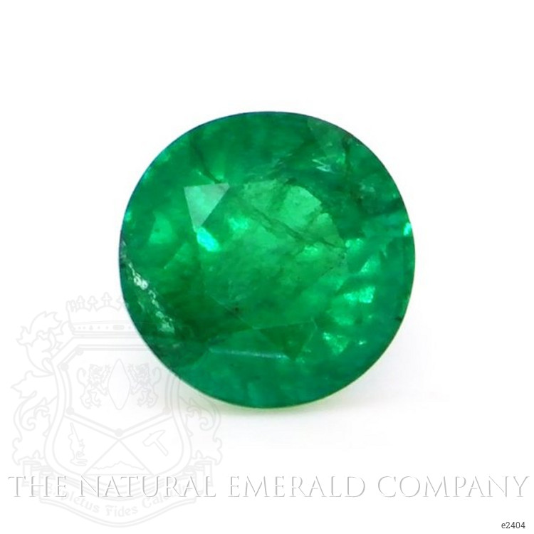  Emerald Pendant 0.99 Ct. 18K White Gold
