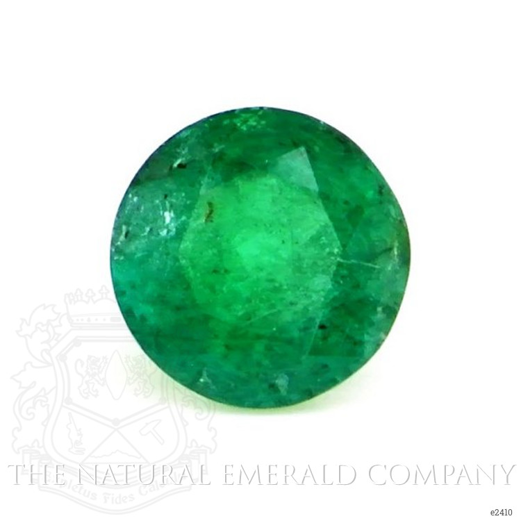  Emerald Ring 0.89 Ct., 18K White Gold