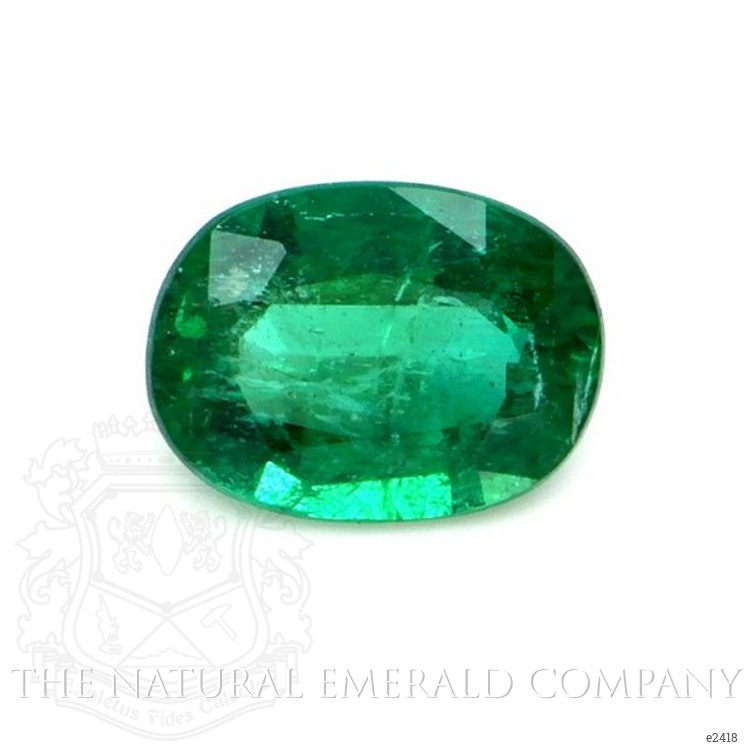 Side Stones Emerald Ring 1.08 Ct., 18K Yellow Gold