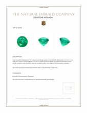1.01 Ct. Emerald from Zambia Appraisal