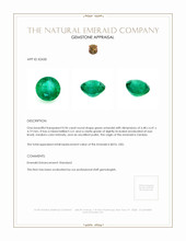 0.96 Ct. Emerald from Zambia Appraisal