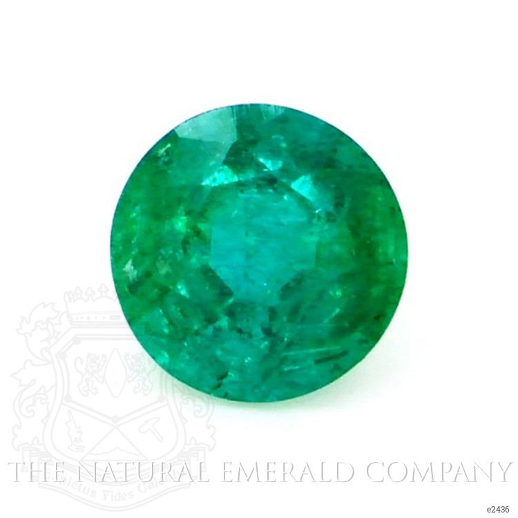 Pave Emerald Ring 0.83 Ct., 18K Yellow Gold