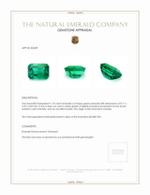 1.74 Ct. Emerald from Zambia Appraisal