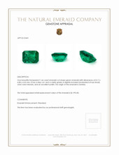 1.66 Ct. Emerald from Zambia Appraisal