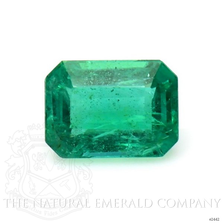 Solitaire Emerald Ring 1.53 Ct., 18K Yellow Gold