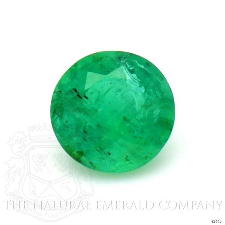  Emerald Ring 0.74 Ct., 18K White Gold