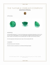 1.13 Ct. Emerald from Zambia Appraisal