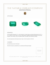 1.41 Ct. Emerald from Zambia Appraisal