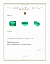 1.89 Ct. Emerald from Zambia Appraisal