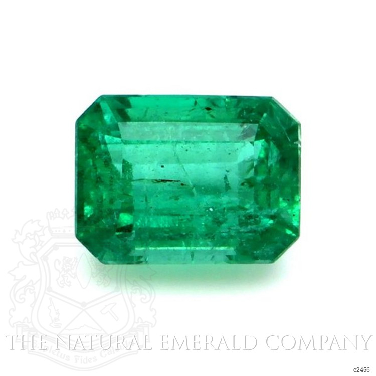 Pave Emerald Ring 1.89 Ct., 18K Yellow Gold