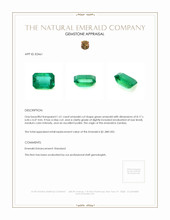 1.61 Ct. Emerald from Zambia Appraisal