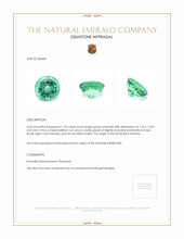 1.50 Ct. Emerald from Zambia Appraisal