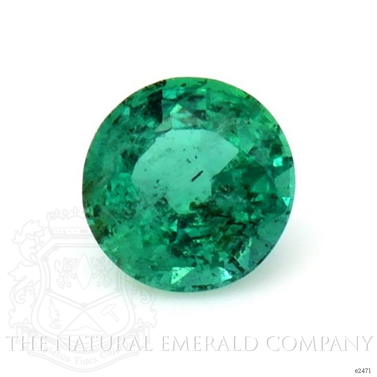  Emerald Ring 0.76 Ct., 18K White Gold