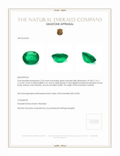 2.34 Ct. Emerald 来自 赞比亚 Appraisal