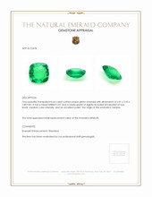 0.64 Ct. Emerald from Zambia Appraisal
