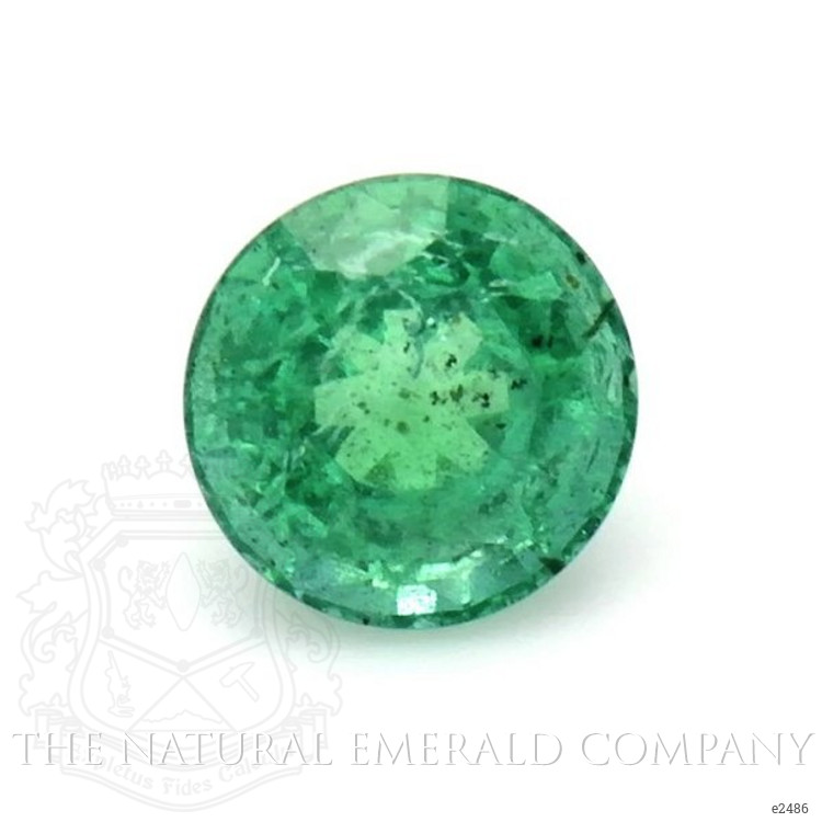 Pave Emerald Ring 0.92 Ct., 18K Yellow Gold