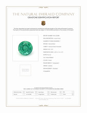 0.97 Ct. Emerald from Zambia Scan Report