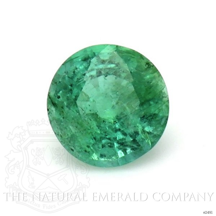 Emerald Necklace 0.73 Ct. 18K Yellow Gold