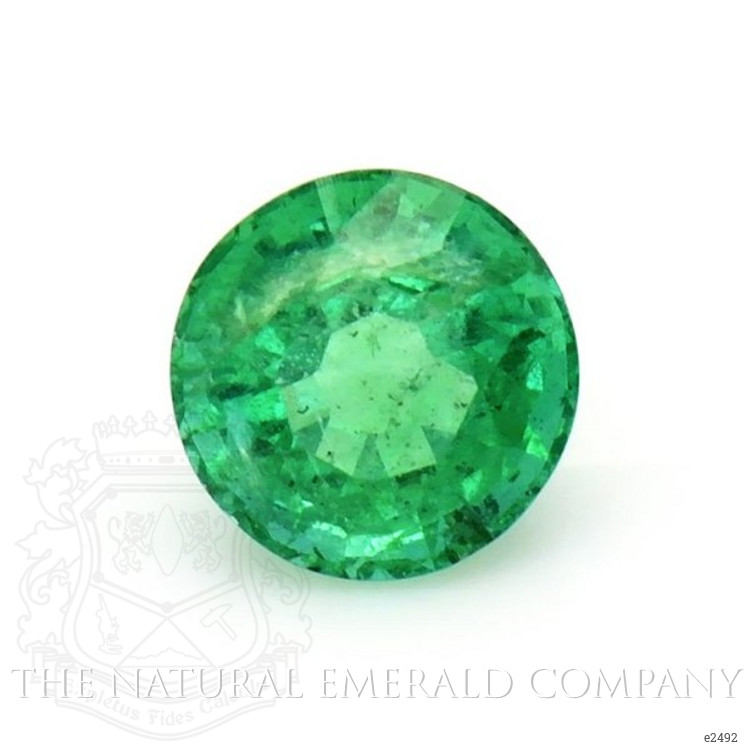  Emerald Ring 0.84 Ct., 18K White Gold