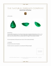 1.72 Ct. Emerald from Zambia Appraisal