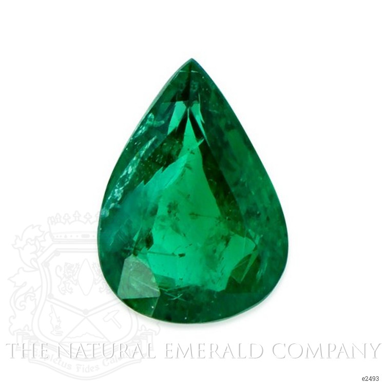 Accent Stones Emerald Pendant 1.72 Ct., 18K Yellow Gold