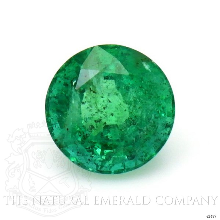  Emerald Pendant 1.37 Ct. 18K White Gold