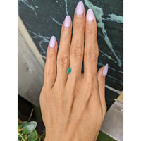 0.74 Ct. Emerald from Zambia Life Style