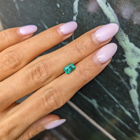0.89 Ct. Emerald from Zambia Life Style