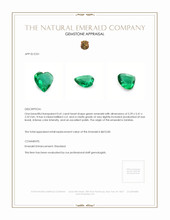 0.41 Ct. Emerald from Zambia Appraisal
