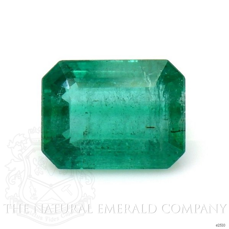 Men's Emerald Ring 2.16 Ct. 18K White Gold