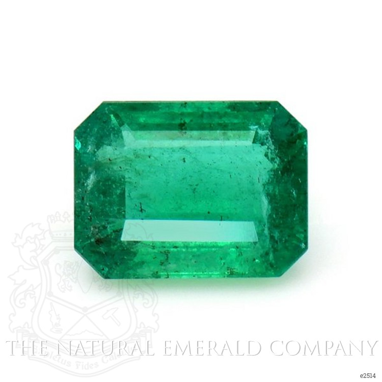 Side Stones Emerald Ring 2.05 Ct., 18K Yellow Gold