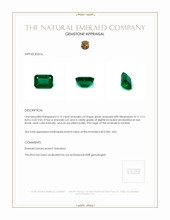 4.15 Ct. Emerald from Zambia Appraisal