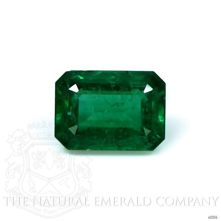 Pave Emerald Ring 4.15 Ct., 18K Yellow Gold