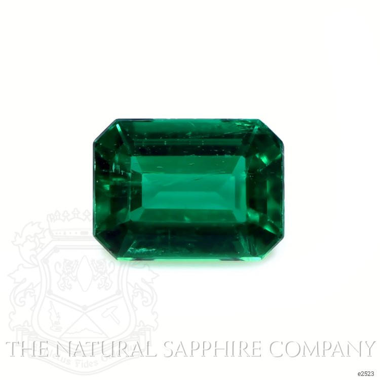 Solitaire Emerald Necklace 1.61 Ct., 18K Yellow Gold