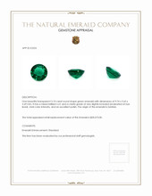 3.10 Ct. Emerald from Zambia Appraisal