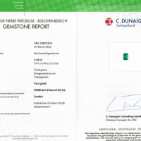 2.69 Ct. Emerald from Zambia Scan Report