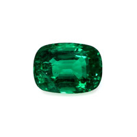 Antique Emerald Ring 2.71 Ct., 18K Yellow Gold Combination Stone