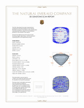 0.31 Ct. Emerald from Zambia 3 D Scan Report