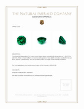 3.41 Ct. Emerald from Zambia Appraisal