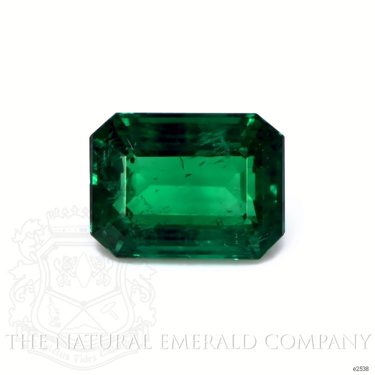 Antique Style Emerald Ring 6.03 Ct., 18K White Gold