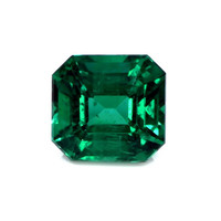  Emerald Ring 10.64 Ct., 18K White Gold Combination Stone