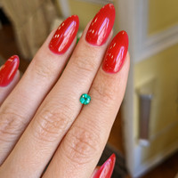 0.32 Ct. Emerald from Zambia Life Style