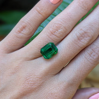 4.18 Ct. Emerald from Zambia Life Style