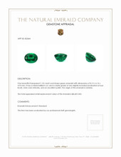 1.55 Ct. Emerald from Zambia Appraisal