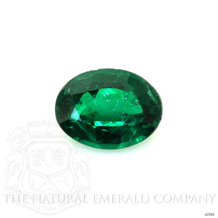 Emerald Pendant 1.09 Ct. 18K White Gold