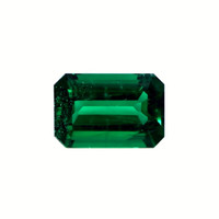  Emerald Ring 2.34 Ct., 18K Yellow Gold Combination Stone
