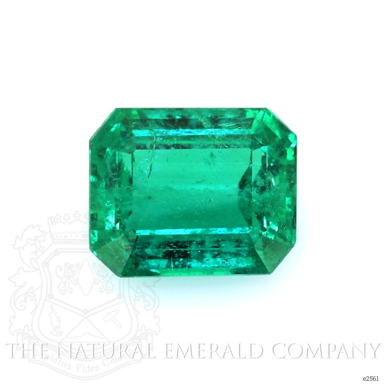 Pave Emerald Ring 3.09 Ct., 18K Yellow Gold
