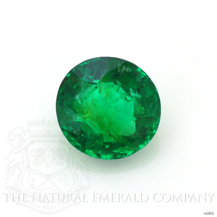 Solitaire Emerald Ring 1.13 Ct., 18K Yellow Gold