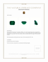 4.42 Ct. Emerald from Zambia Appraisal